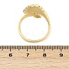 Brass Cuff Rings for Women RJEW-D318-02G-5
