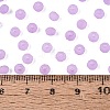 FGB Frosted Transparent Glass Seed Beads SEED-N013-04A-07-4