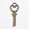 Alloy Key Pendants X-EA10901Y-AB-2