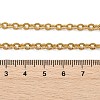 304 Stainless Steel Boston Link Chain Necklace BJEW-B072-05G-2