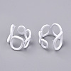 Spray Painted Alloy Cuff Rings X-RJEW-T011-26-RS-2