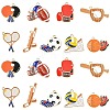 36Pcs 9 Styles Sports Zinc Alloy Enamel Pendants FIND-CJ0005-30-1