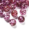 Transparent Resin with Paillette Beads LS-RESI-G110-02C-1