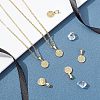 Unicraftale 304 Stainless Steel Coin Pendants STAS-UN0017-45G-3