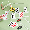 Acrylic Playing Cards Holders ODIS-WH0058-24-3