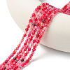Natural Crackle Agate Bead Strands G-R344-4mm-55-5