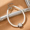 Plastic Imitation Pearl Beads Bracelets for Women BJEW-M056-11P-3