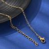 2MM Women's 304 Stainless Steel Twisted Chain Necklaces NJEW-A067-02G-2