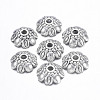 Tibetan Style Alloy Bead Caps X-LF0370Y-1