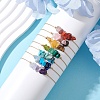 7Pcs 7 Styles Natural & Synthetic Mixed Gemstone Braided Bead Bracelets Set BJEW-JB11034-3