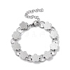 Non-Tarnish 304 Stainless Steel Link Chain Bracelets for Women BJEW-Q343-04A-P-1