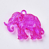 Transparent Acrylic Pendants TACR-T012-02-2