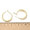 Brass Hoop Earrings for Women EJEW-A121-18A-G-3