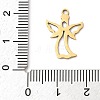 201 Stainless Steel Pendants STAS-Q341-10G-3