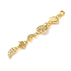 Brass Micro Pave Clear Cubic Zirconia Pendants LS-KK-D101-01A-G-2