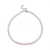 Faceted Gradient Color Glass Beaded Necklaces for Women NJEW-JN04195-2