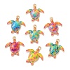 Printed Alloy Pendants AL-CBAFB12-04G-1