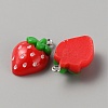 Opaque Resin Fruit Pendants RESI-CJC0015-22-2