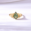 Exquisite S925 Sterling Silver Pave Cubic Zirconia Ring for Various Occasions TE9292-1-3