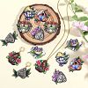 14Pcs 7 Styles Acrylic Pendants MACR-SZ0001-84-4