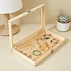 Wood Jewelry Display Cases with Visible Window Lid AJEW-WH0696-753B-4