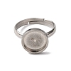 304 Stainless Steel Adjustable Ring Components STAS-B098-02D-P-2