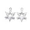 201 Stainless Steel Charms STAS-F207-32P-2