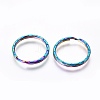 Ion Plating(IP) 304 Stainless Steel Split Key Rings LS-STAS-G201-09A-M-2
