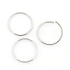 Tarnish Resistant 304 Stainless Steel Open Jump Rings STAS-J013-16xx1.2mm-01-1