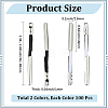 200Pcs 2 Colors Elastic Barbed Cord FIND-SC0021-81-2