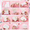 Trapezoid Paper Gift Box with Plastic Imitation Pearl Handles LS-CON-WH0092-65A-3