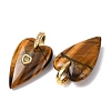 Natural Tiger Eye Pendants GG-CBA51ED-03G-07-3