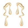 Irregular Teardrop Alloy Stud Earrings WH-WG48A63-02-1