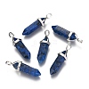 Natural Dalmatian Jasper Double Terminated Pointed Pendants G-F295-04O-1