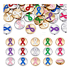56Pcs 14 Styles Alloy Enamel Beads FIND-PH0023-86-6