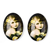 Glass Cabochons GGLA-T004-01D-1