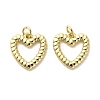 Brass Pendants KK-M324-17G-1