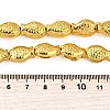 Electroplate Glass Beads Strands EGLA-V001-01E-4