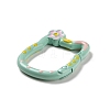 Spray Painted Alloy Spring Gate Ring FIND-Z040-01-3