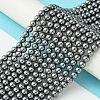 Terahertz Stone Beads Strands X-G-Z034-B13-02-2