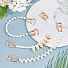 Glass Pearl Beaded Shoe Decoration Chain FIND-GO00007-4