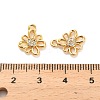 Brass Micro Pave Cubic Zirconia Charms KK-D300-09G-3