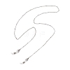 304 Stainless Steel Curb Chain for Eyeglasses AJEW-EH00411-02-1