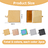 10Pcs 5 Colors 304 Stainless Steel Cuff Earrings EJEW-HS0001-43C-2