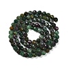 Natural Ruby in Zoisite Beads Strands G-P553-G08-03-5