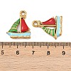 304 Stainless Steel Enamel Pendants STAS-C150-01N-3