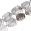 Natural Cloudy Quartz Beads Strands G-B125-P27-01-1