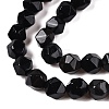 Natural Obsidian Beads Strands G-T138-215-3