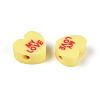 Handmade Polymer Clay Beads CLAY-T023-11B-2