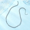 5MM 304 Stainless Steel Mixed Link Chain Necklaces NJEW-JN05850-1